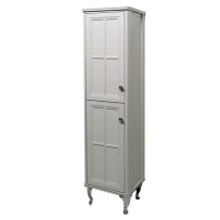 Пенал-шкаф Caprigo Borgo L bianco-grigio 33450L-В177