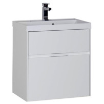 Тумба под раковину Aquanet Латина 60 2 ящика белая
