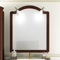 Зеркало для ванной Opadiris Виктория 90 орех