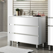 Раковина с тумбой Sanvit Кубэ-3 70 белый глянец