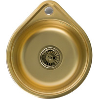 Мойка из нержавейки Seaman Eco Wien SWT-3945 Antique gold 