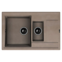 Мойка из мрамора Florentina Липси 780К песочный 20.250.D0780.107