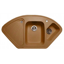 Мойка из мрамора GranFest Corner GF-C1040E терракот