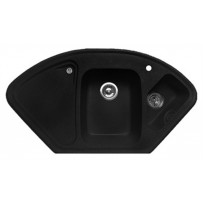 Мойка из мрамора GranFest Corner GF-C1040E черный