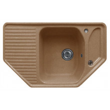Мойка из мрамора GranFest Corner GF-C800E терракот