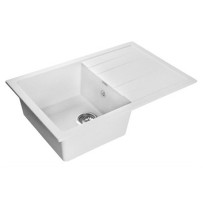 Мойка из мрамора GranFest Quadro GF-Q780L белый