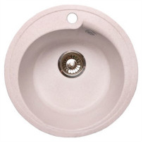 Мойка из мрамора GranFest Rondo GF-R450 светло-розовый