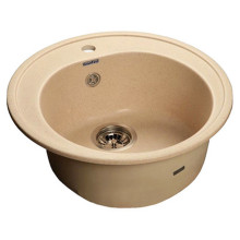Мойка из мрамора GranFest Rondo GF-R510 бежевый