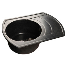Мойка из мрамора GranFest Rondo GF-R650L черный