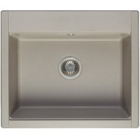 Мойка из мрамора Акватон Делия 60 серый шелк 1A715232LD250