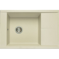 Мойка из мрамора Акватон Делия 78 жемчуг 1A715132DE240