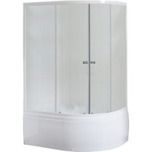 Душевой уголок Royal Bath RB 8120BK-C-L с поддоном