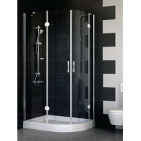 Душевой уголок Vegas Glass AFS-F 100*80 08 01 L прозрачное