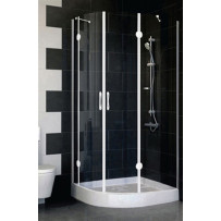 Душевой уголок Vegas Glass AFS-F 100*90 01 01 R прозрачное