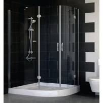 Душевой уголок Vegas Glass AFS-F 120*110 07 01 L прозрачное