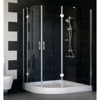 Душевой уголок Vegas Glass AFS-F 120*110 08 01 R прозрачное