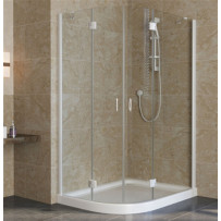 Душевой уголок Vegas Glass AFS-F Lux 120*110 01 01 R прозрачное