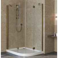 Душевой уголок Vegas Glass AFS-F Lux 120*110 05 01 L прозрачное