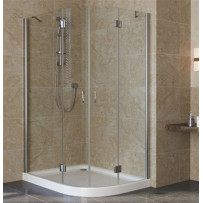 Душевой уголок Vegas Glass AFS-F Lux 120*110 08 01 L прозрачное