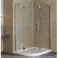 Душевой уголок Vegas Glass AFS-F Lux 120*110 08 01 R прозрачное