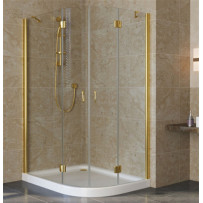 Душевой уголок Vegas Glass AFS-F Lux 120*110 09 01 L прозрачное