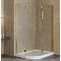 Душевой уголок Vegas Glass AFS-F Lux 120*110 09 01 R прозрачное