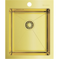 Мойка из нержавейки Omoikiri Akisame 41-LG 4973080 светлое золото 4973080