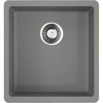 Мойка гранитная Omoikiri Kata 40-U-GR leningrad grey 4993397