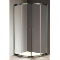 Душевой уголок Cezares Giubileo-R2-90 прозрачное, бронза