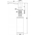 Дозатор жидкого мыла Paulmark Sauber D002-401 антрацит