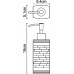 Дозатор жидкого мыла Wasserkraft Main K-4799
