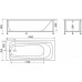 Акриловая ванна BelBagno BB102-160-70