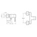Смеситель Jacob Delafon Cuff E45533-CP для душа