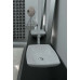 Раковина для ванной ArtCeram Jazz JZL002 накладная белая с черным
