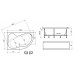 Акриловая ванна Marka One Aura 150x105 (L)