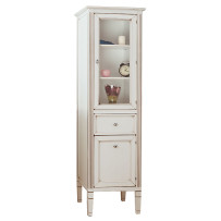 Пенал-шкаф Caprigo Альбион Bianco Light Vintage R
