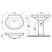 Раковина для ванной Hatria Dolcevita (75 см) овальная Y0EW01