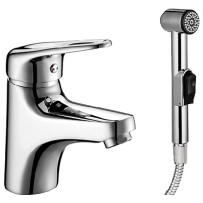 Смеситель для раковины с гигиеническим душем Lemark Luna LM4116C