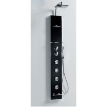 Душевая гидромассажная панель Novellini Aqua 1 Cascata 2 CASC2VT-H черный