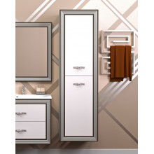 Пенал-шкаф Opadiris Карат R серебряная патина