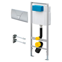 Инсталляция для унитаза Viega Eco-WC 673192 4 в 1 с кнопкой смыва