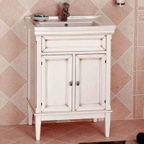 Раковина с тумбой Caprigo Джардин 60 Bianco Light vintage