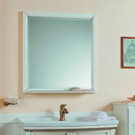 Зеркало для ванной Caprigo Джардин 80/100 Bianco alluminio