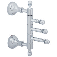 Крючок тройной поворотный Veragio Gialetta VR.GIL-6435.CR