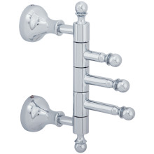 Крючок тройной поворотный Veragio Gialetta VR.GIL-6435.CR